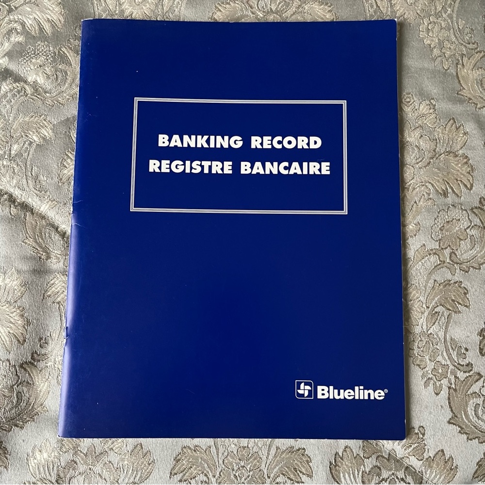🔸3/$20🔸NWT~Banking Record Book by Blueline